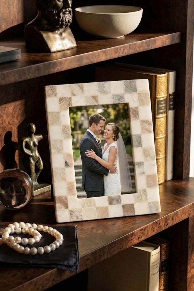 GAURI KOHLI Austen Mosaic Onyx Frame #1