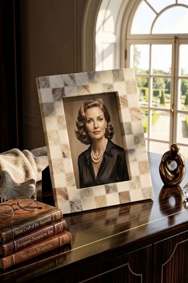 GAURI KOHLI Austen Mosaic Onyx Frame #2