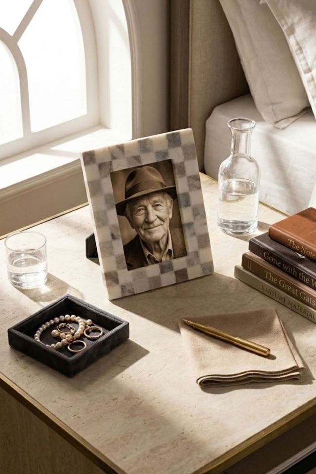 GAURI KOHLI Austen Mosaic Onyx Frame #4