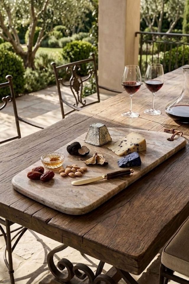 GAURI KOHLI Dakota Marble Cheese Board #1