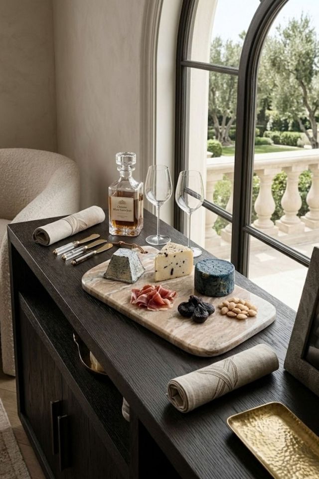 GAURI KOHLI Dakota Marble Cheese Board #2