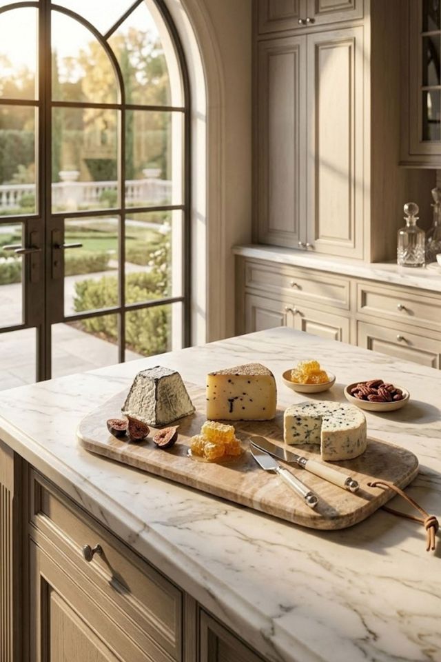 GAURI KOHLI Dakota Marble Cheese Board #3