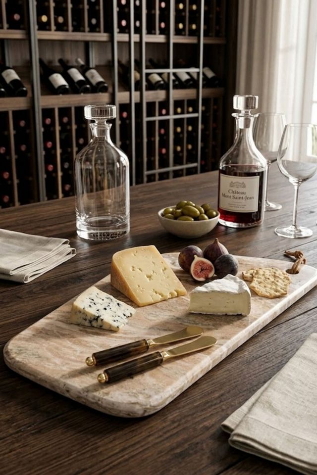GAURI KOHLI Dakota Marble Cheese Board #4