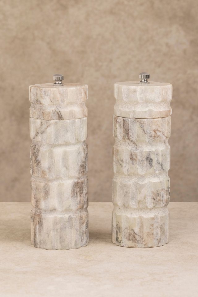 GAURI KOHLI Beatrix Marble Salt & Pepper Set #4