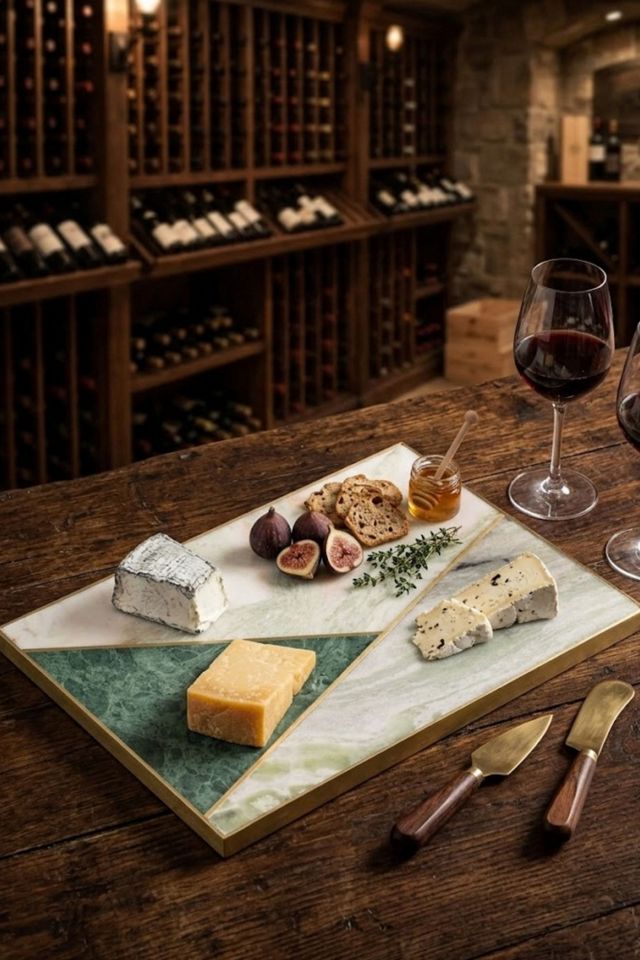 GAURI KOHLI Brno Marble Cheese Board #2