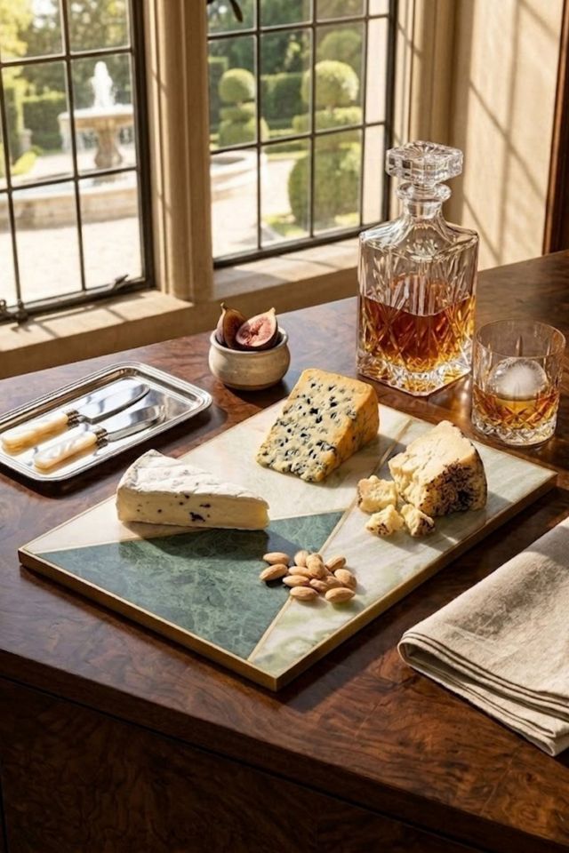 GAURI KOHLI Brno Marble Cheese Board #3