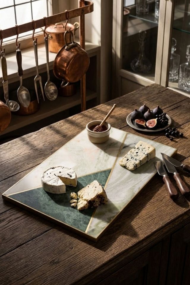 GAURI KOHLI Brno Marble Cheese Board #4