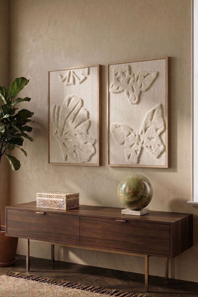 GAURI KOHLI Monarch Wool Wall Art, Monarch One #4