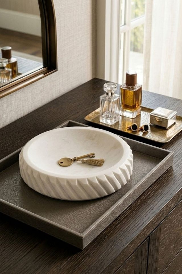 GAURI KOHLI Charlotte Marble Bowl #3