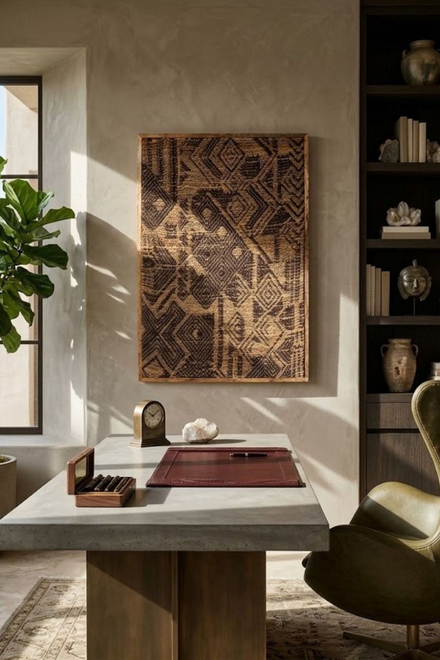 GAURI KOHLI Madagascar Jute Wall Art, Lova #1