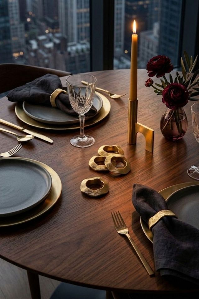 GAURI KOHLI Tuscany Napkin Rings #2