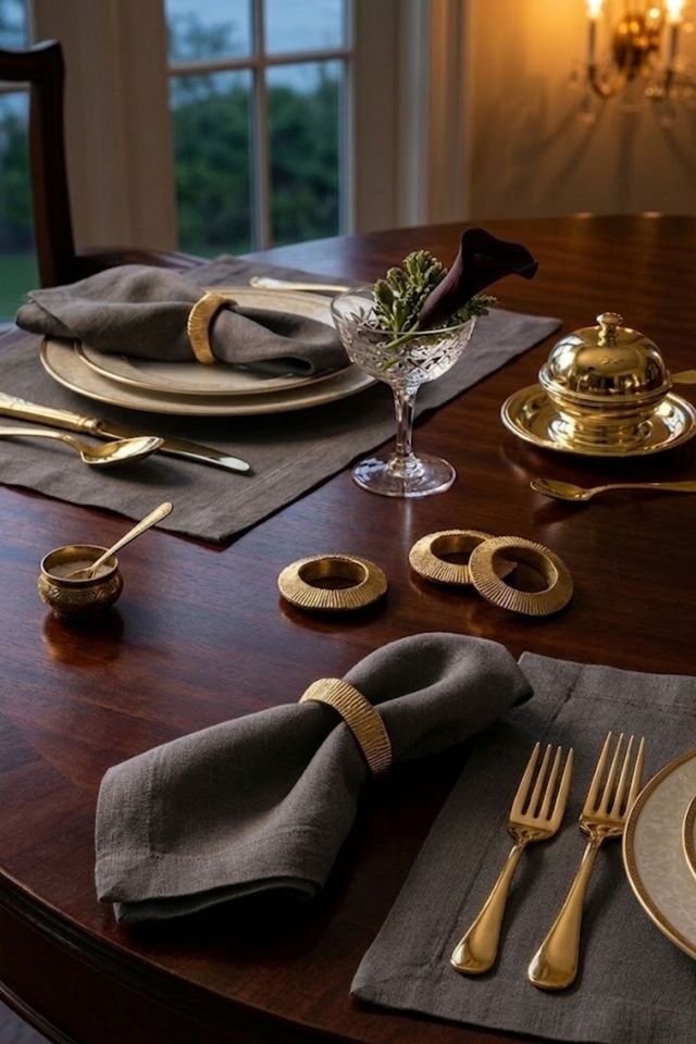 GAURI KOHLI Tuscany Napkin Rings #3