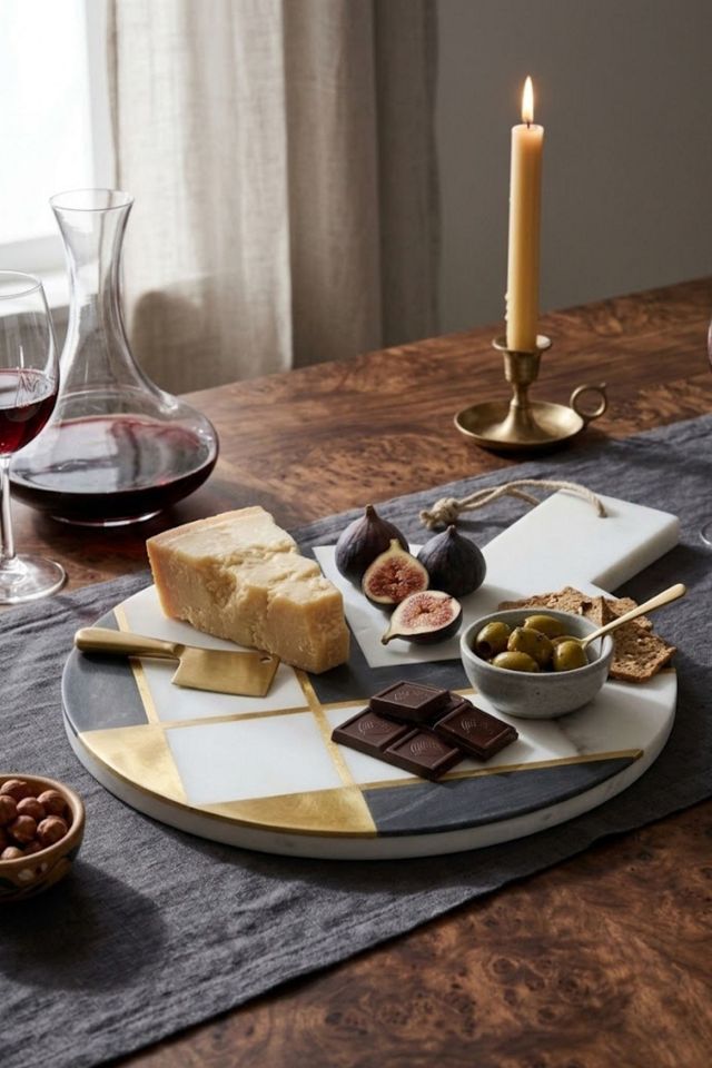 GAURI KOHLI Campania Marble Cheese Board #2