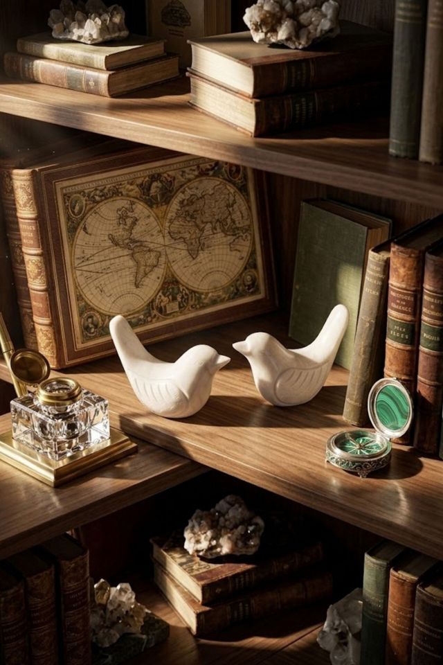 GAURI KOHLI Coco & Charlie Marble Bird Objects #1