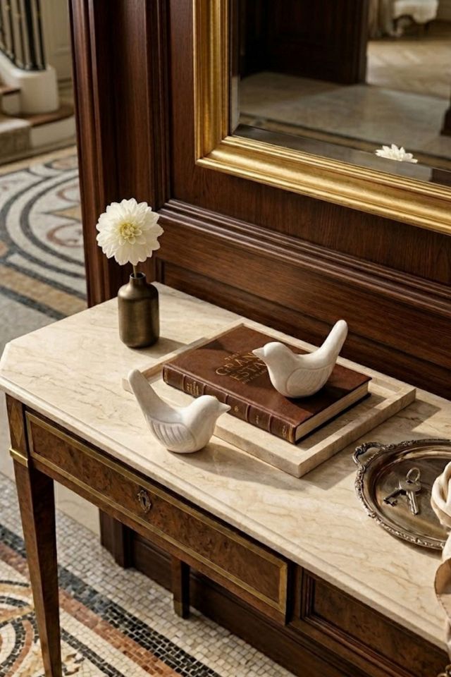 GAURI KOHLI Coco & Charlie Marble Bird Objects #4