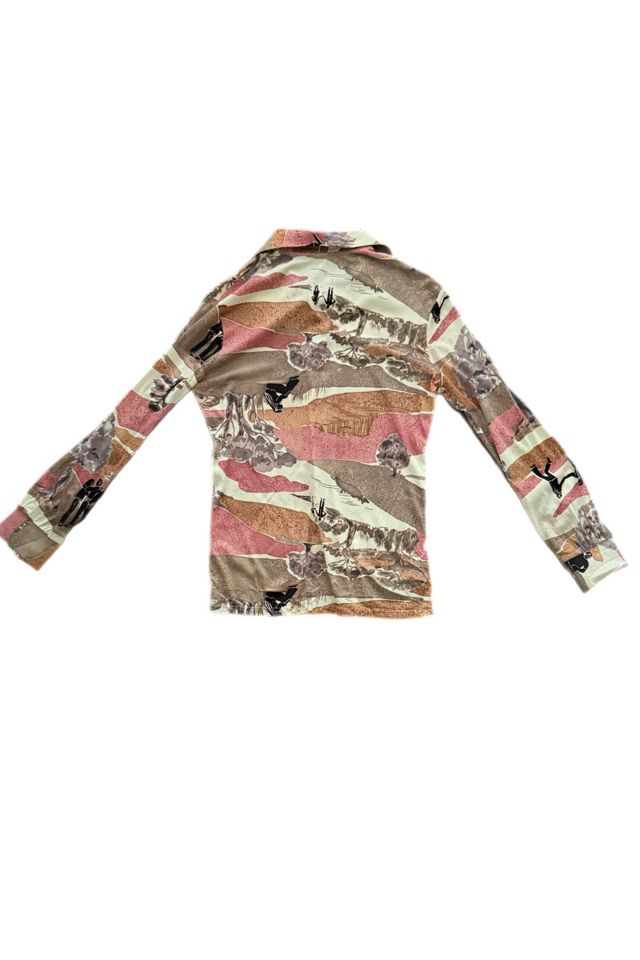 1970's Disco Shirt Selected By Villains Vintage #1