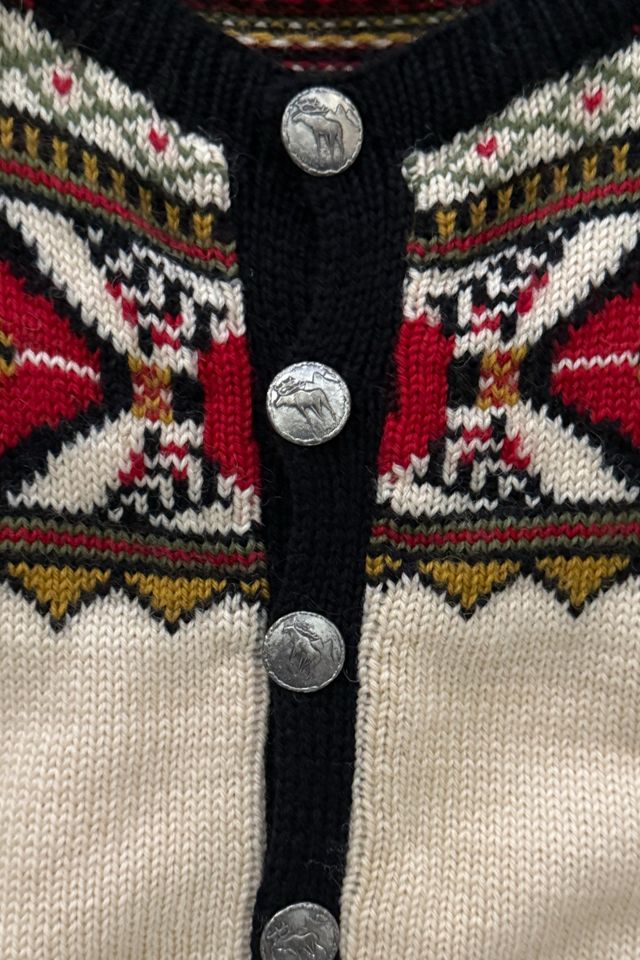 1950's Icelandic Wool Sweater Selected By Villains Vintage #2
