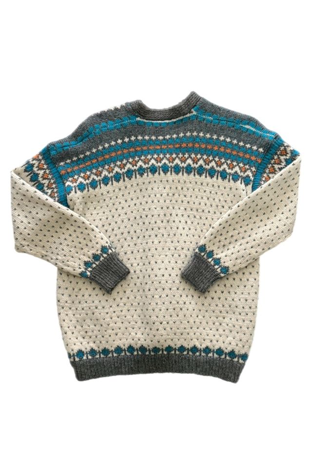 1960's Icelandic Wool Sweater Selected By Villains Vintage #1
