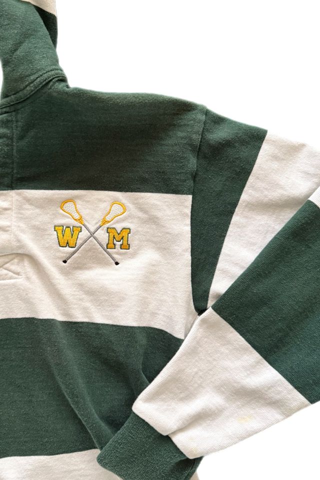 1990's Lacrosse Rugby Style Hooded Shirt Selected By Villains Vintage #1
