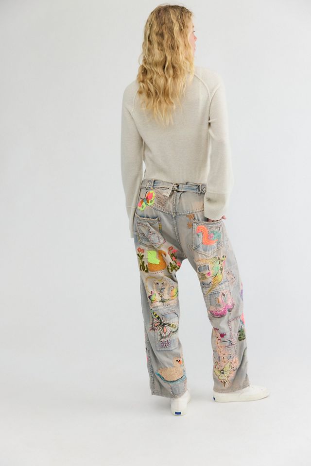 Magnolia Pearl Applique Miner Jeans #1