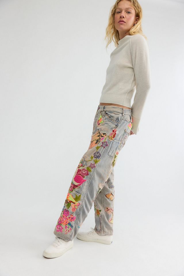 Magnolia Pearl Applique Miner Jeans #2