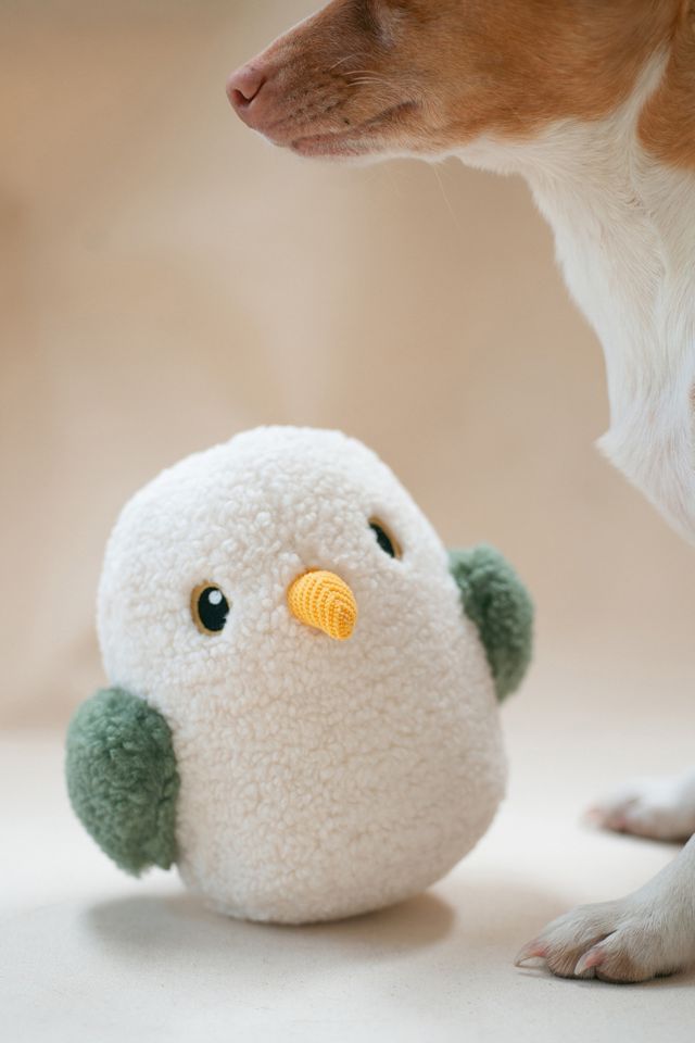 MODERNBEAST The Winter Owl Plush Dog Toy #2