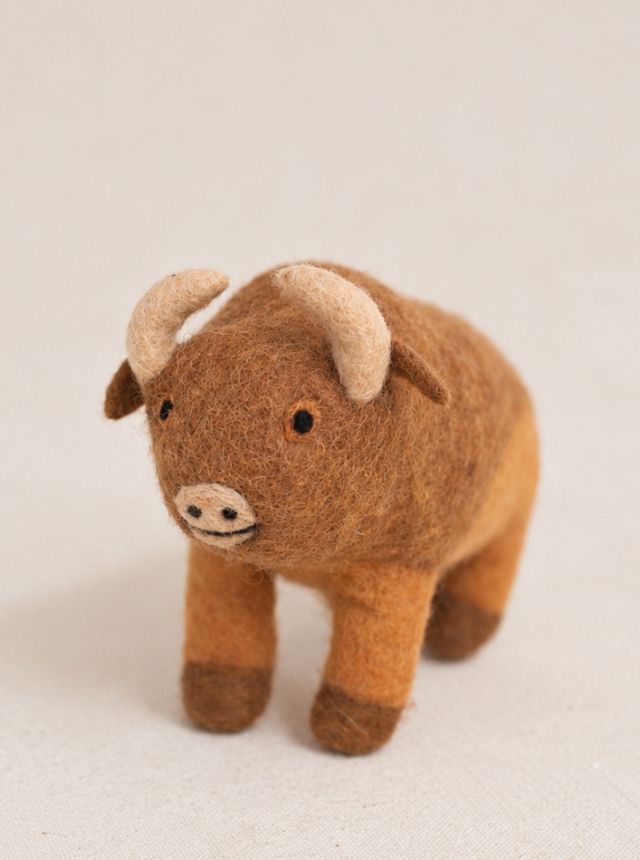 MODERNBEAST American Bison Wool Dog Toy #2