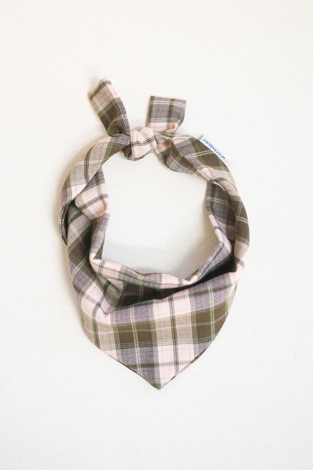 MODERNBEAST Sagebrush Plaid Pet Bandana #1