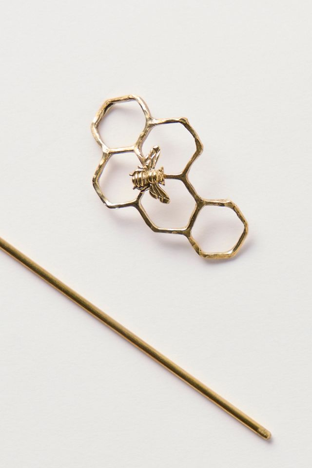 Rachel Pfeffer Honeycomb Hair Pin #1