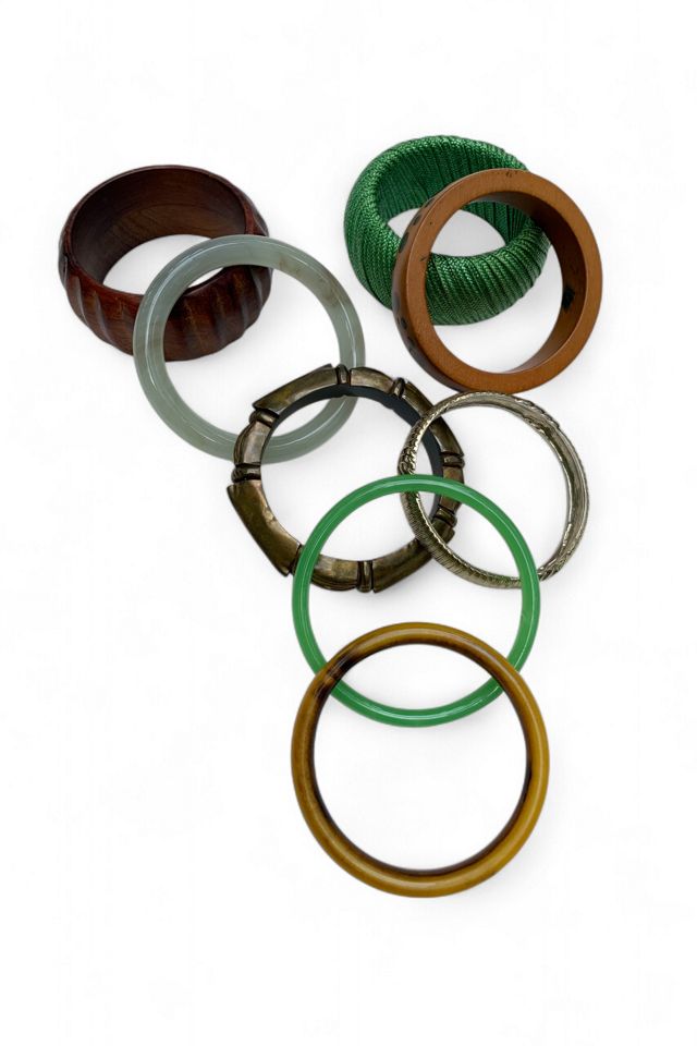 Vintage Statement Bangle Bracelet Stacking Set Selected by SharpLilTeeth #1