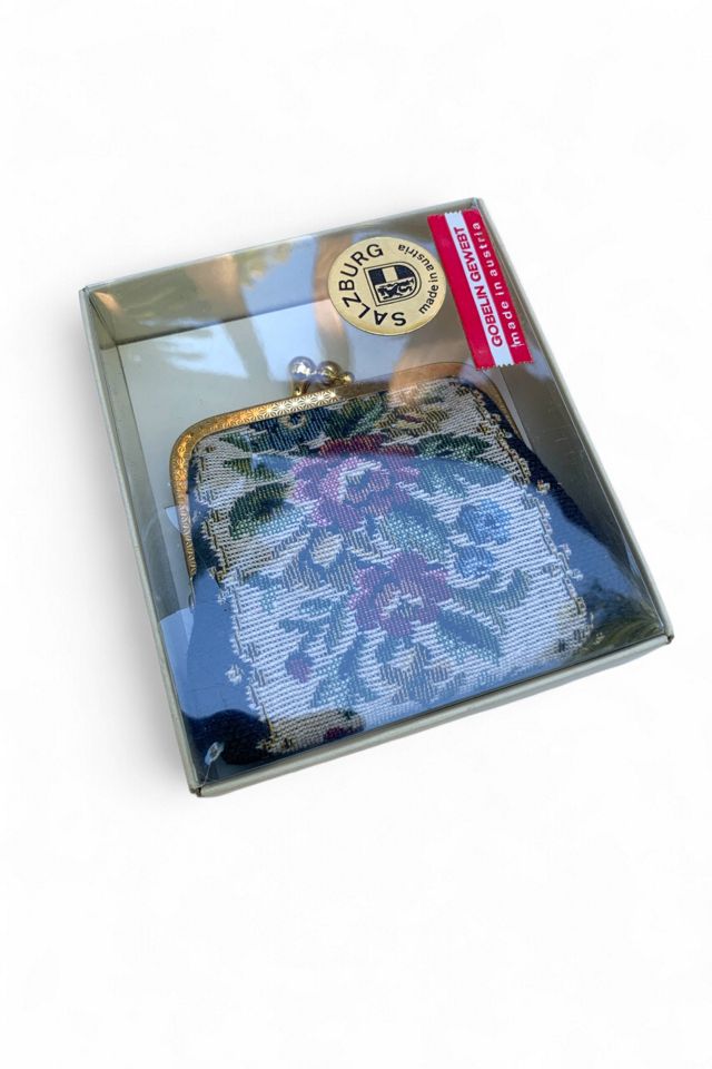 Vintage Floral Tapestry Kiss Lock Coin Purse Selected by SharpLilTeeth #3
