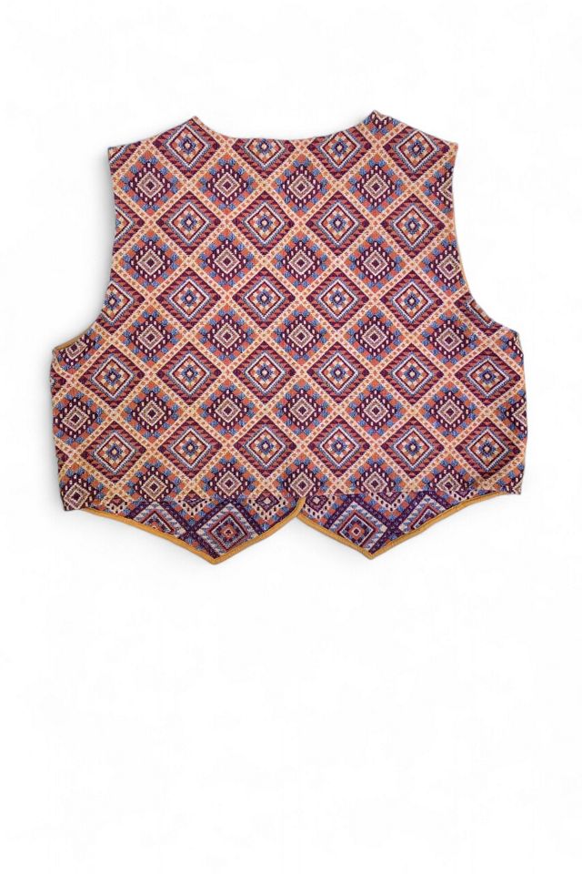 Vintage 1990s Woven Southwestern Vest Selected by SharpLilTeeth #1