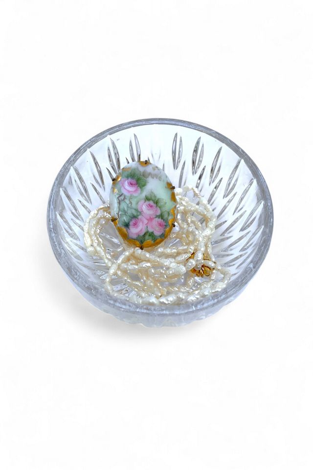 Vintage Crystal Vanity Jewelry Catchall Bowl Selected by SharpLilTeeth #3