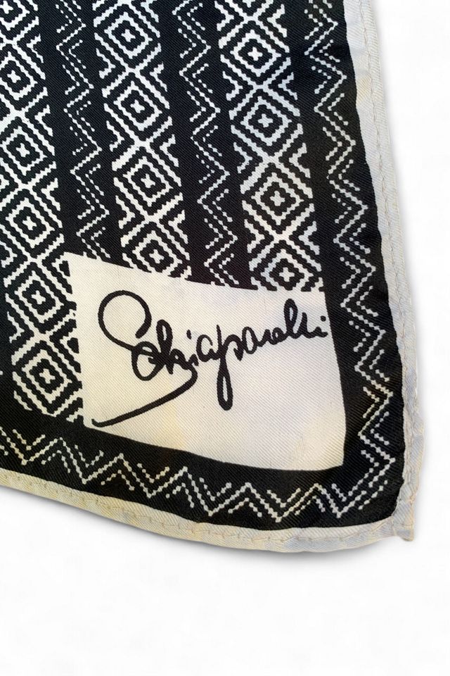 Vintage 1960s Schiaparelli Print Scarf Selected by SharpLilTeeth #1