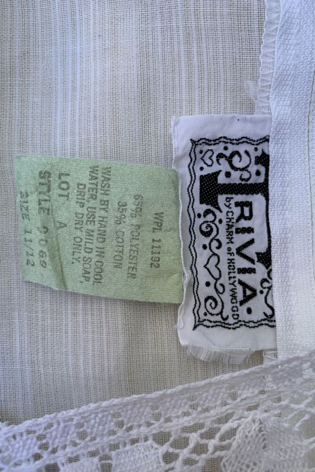 Vintage 1970s Trivia by Charm of Hollywood Sheer Voile Lace Tiered Maxi Dress Selected by SharpLilTeeth #2