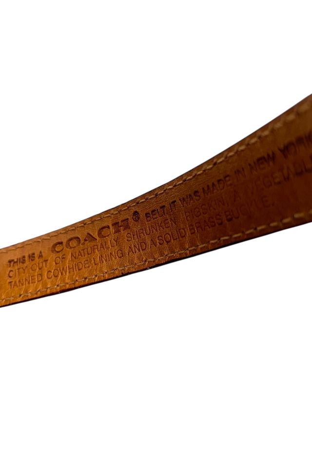 Vintage NYC Coach Leather Belt Selected by SharpLilTeeth #1