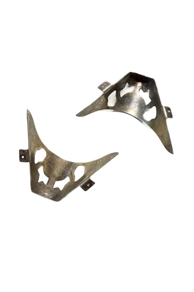 Original 1980s Silver Plated Cowboy Boot Tips Selected by Lux Revival #2