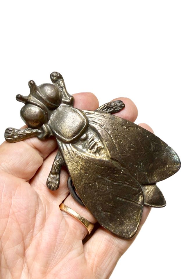 Vintage Whimsical Fly Belt Buckle Selected by Lux Revival #1