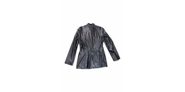 Vintage Y2K Armani Exchange Black Textured Leather Utility Jacket Selected By Ritual Vintage #1