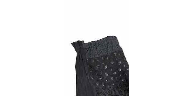 Ironstell by Minako Loo Black Sequin Rosette Patchwork Skirt Selected By Ritual Vintage #2