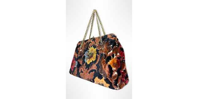 1960s Brocade Velvet Box Bag Selected By Ritual Vintage #1