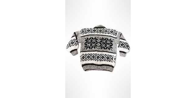 1980s Fair Isle Chunky Wool Cardigan Sweater Selected By Ritual Vintage #1