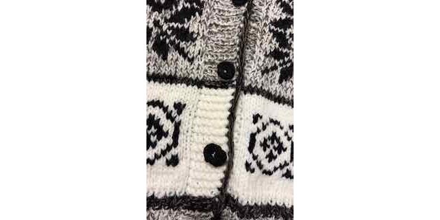 1980s Fair Isle Chunky Wool Cardigan Sweater Selected By Ritual Vintage #3