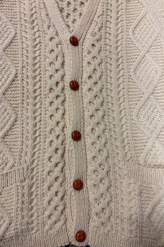 1970s Classic Fisherman Handknit Cardigan Selected By Ritual Vintage #2