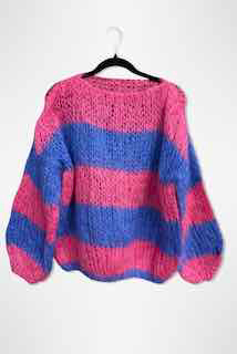 1990s Grunge Era Colorful Chunky Knit Sweater Selected By Ritual Vintage