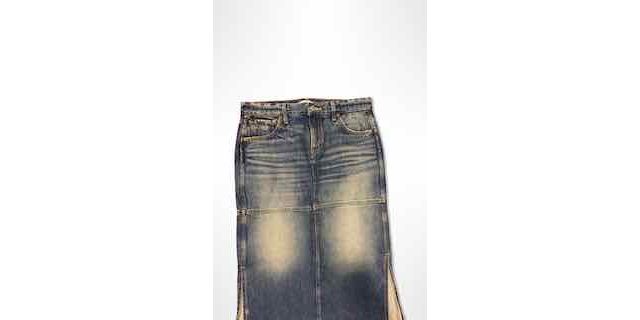 Vintage Denim Re/Done Panel Maxi Skirt Selected By Ritual Vintage #2