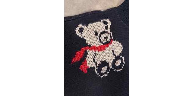 1980s Teddy Bear Print Sweater Selected By Ritual Vintage #2