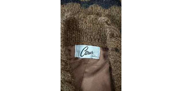 1980s Earth Tone Chunky Cardigan Sweater Selected By Ritual Vintage #3