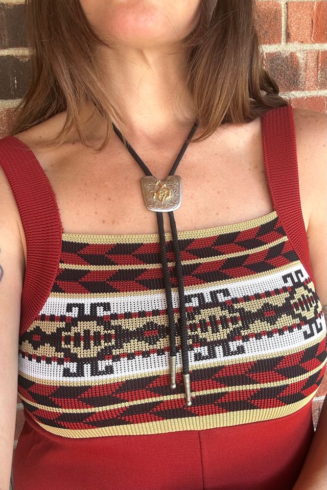 Vintage Cowboy Bolo Tie Selected by Grievous Angel Vintage #1
