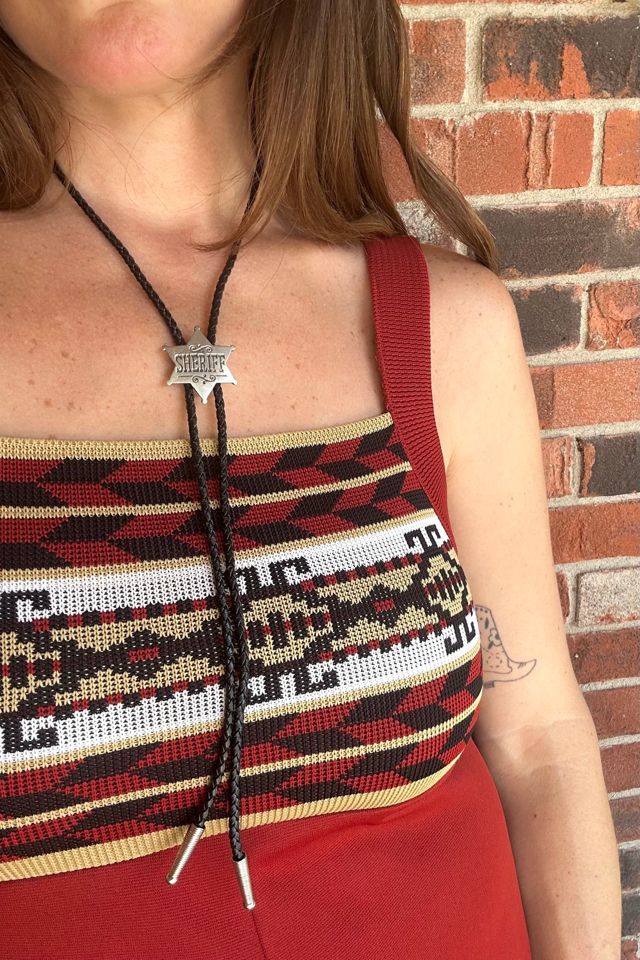 Vintage Sheriff Bolo Tie Selected by Grievous Angel Vintage #1